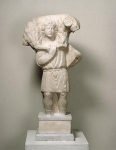 Kristus eli hyvä paimen (marmori)